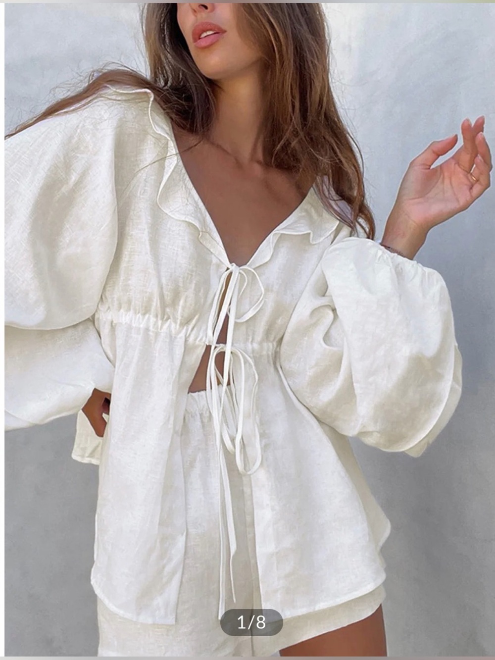 COMMENSE 2 pc linen set NWT